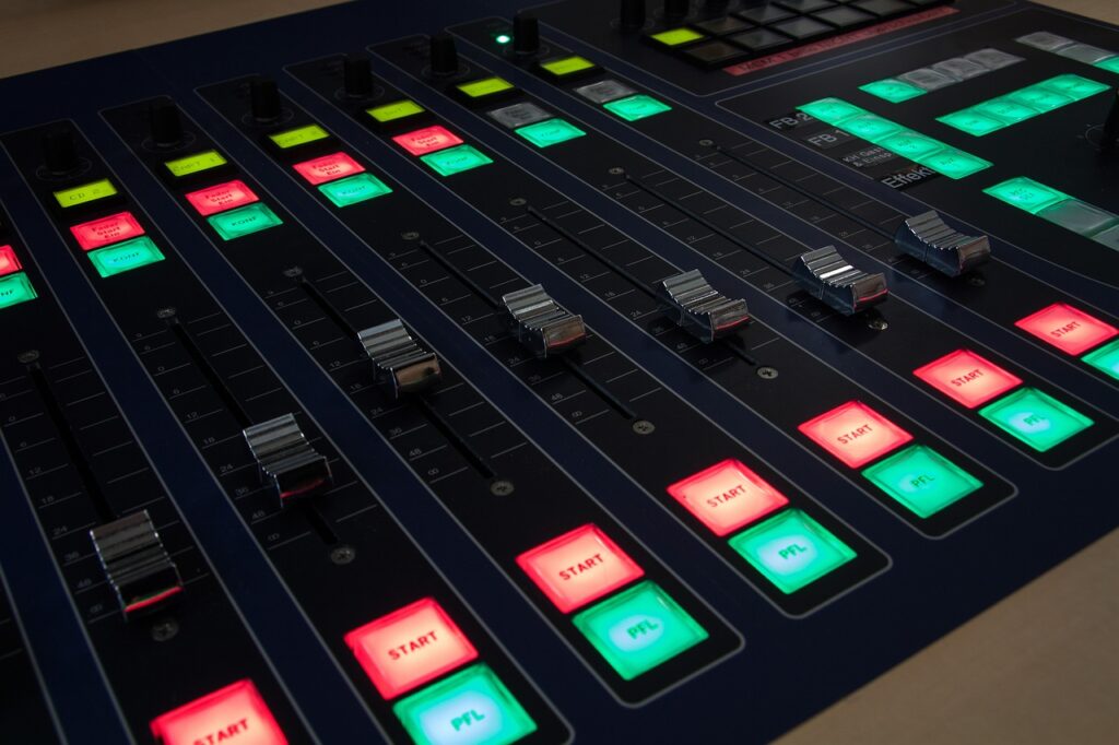 mixer, controller, begin
